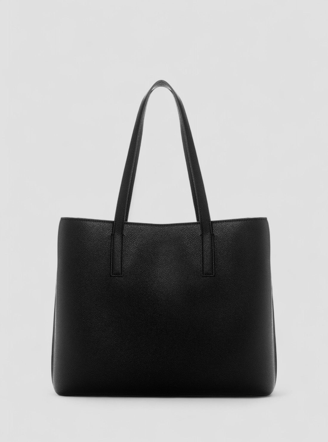 GUESS Womens Black Meridian Girlfriend Tote Bag BG697423 Back View