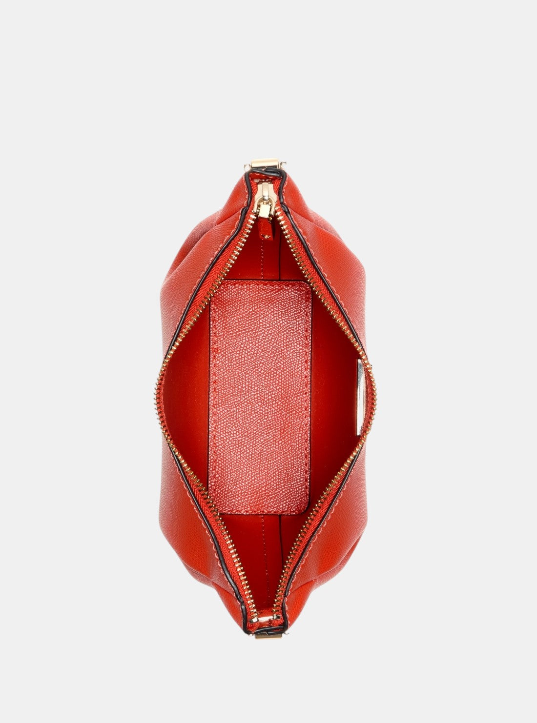 GUESS Womens Red Amorette Top Zip Shoulder Bag BG789817 Inside View