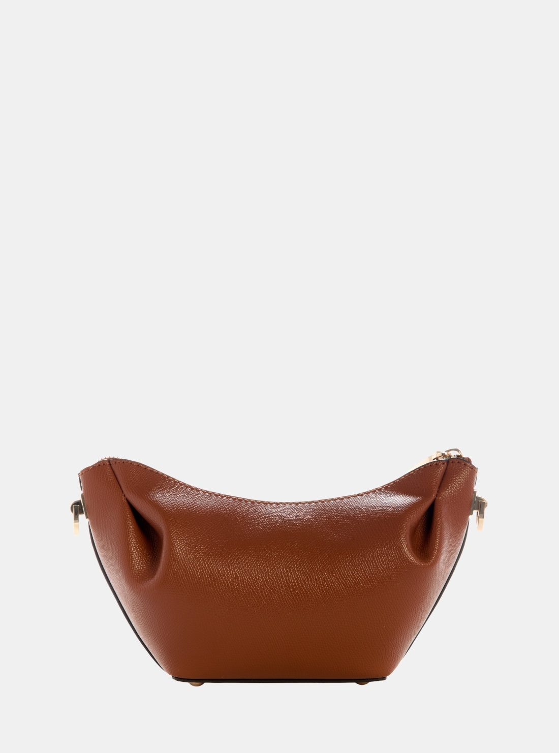 GUESS Womens Brown Amorette Top Zip Shoulder Bag BG789817 Back View