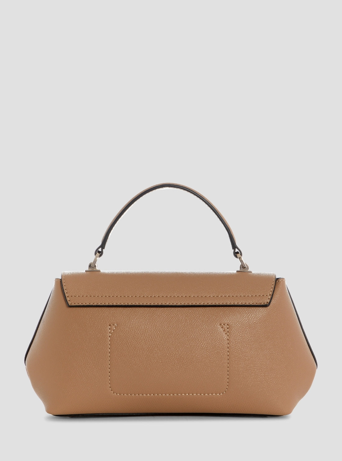 GUESS Womens Beige Amorette Top Handle Flap Bag BG789819 Back View