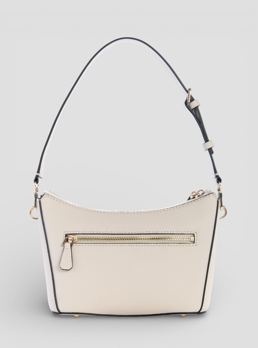 GUESS Womens Beige Gregoria Top Zip Shoulder Bag BG854617 Back View