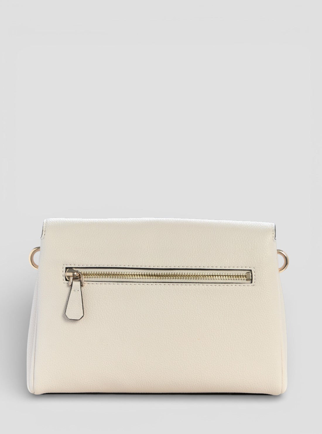 GUESS Womens Beige Gregoria Flap Crossbody Bag BG854620 Back View