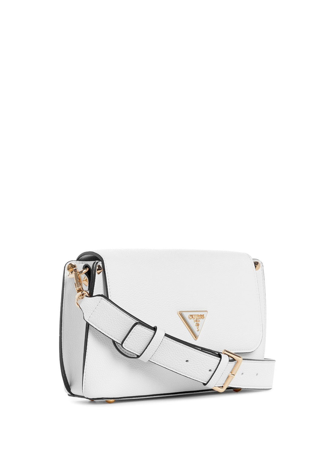 GUESS White Meridian Shoulder Bag side view