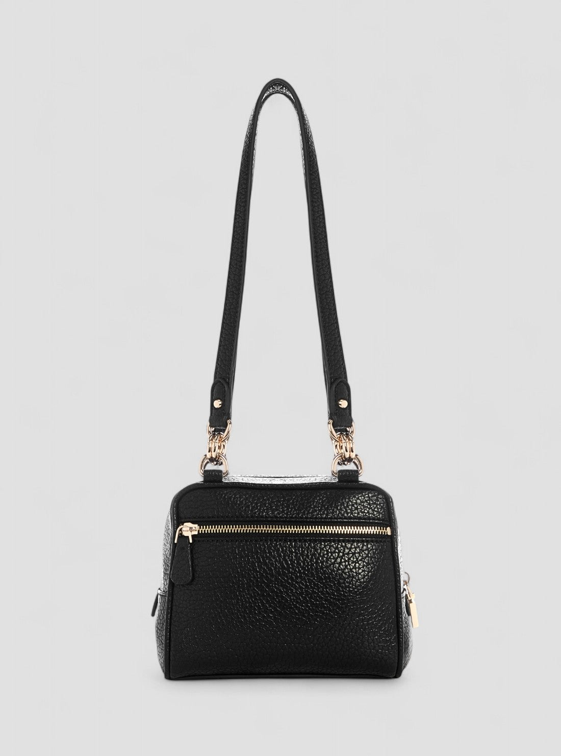 GUESS Womens Black Marsha Box Shoulder Bag BG950117 Back View