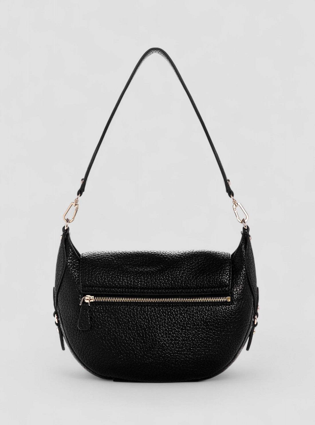 GUESS Womens Black Marsha Flap Shoulder Bag BG950119 Back View