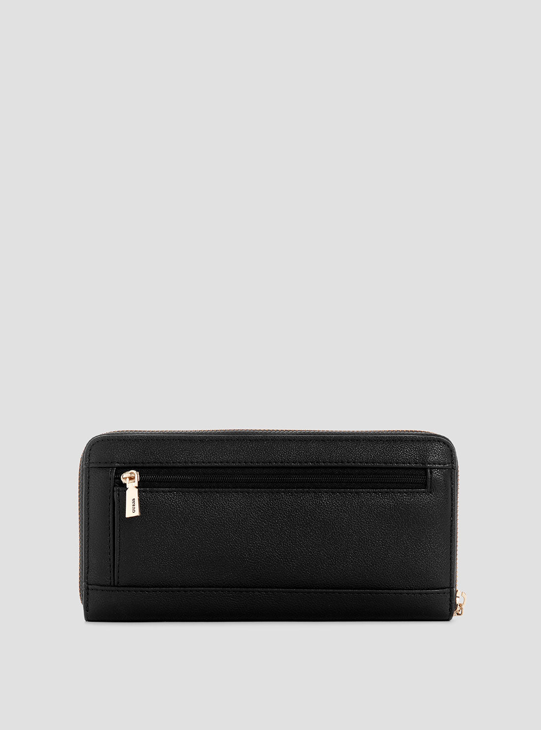Black Anadela Large Zip Wallet
