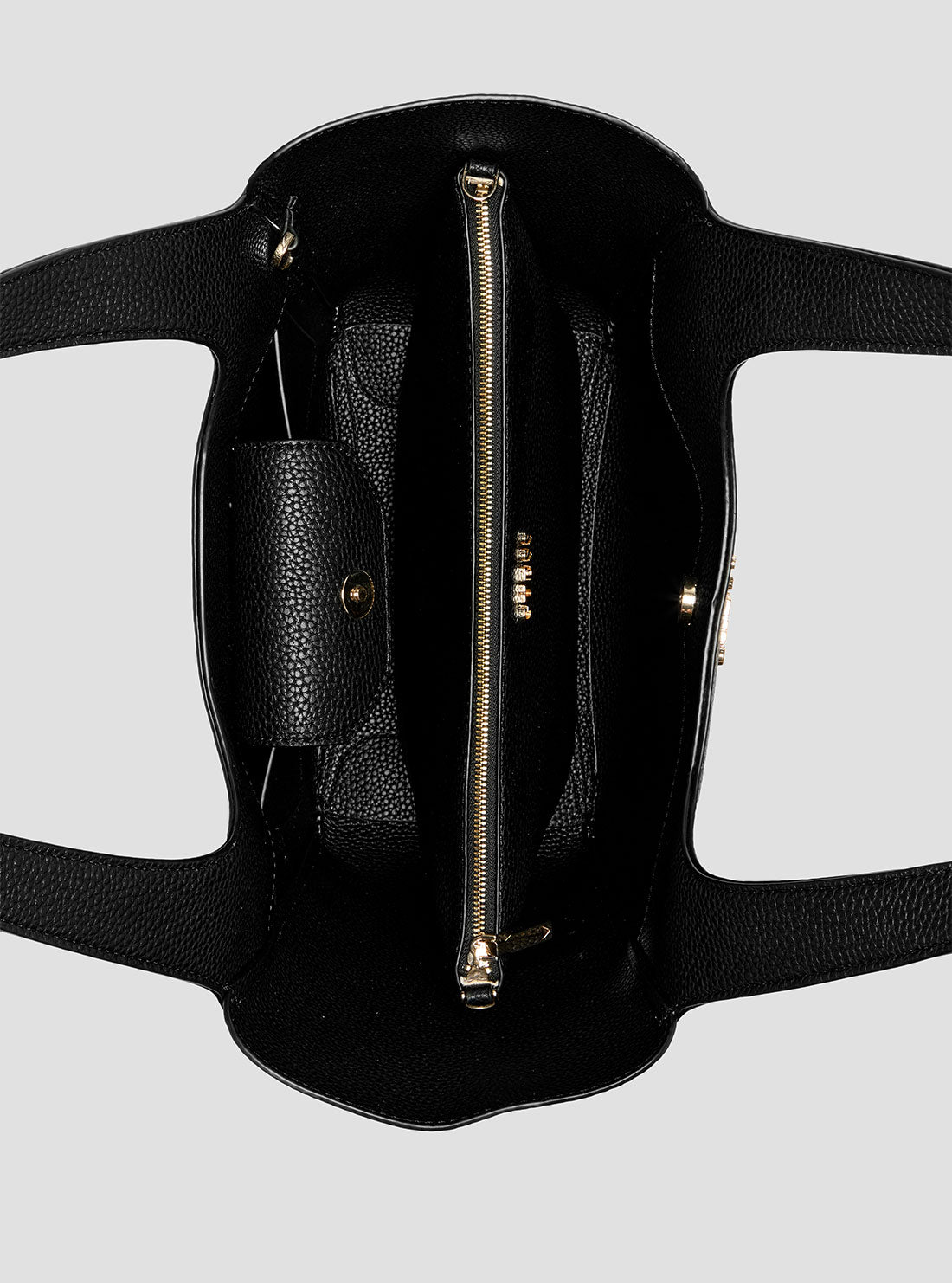 GUESS Womens Black Helina Tote Bag BG964022 Inside View