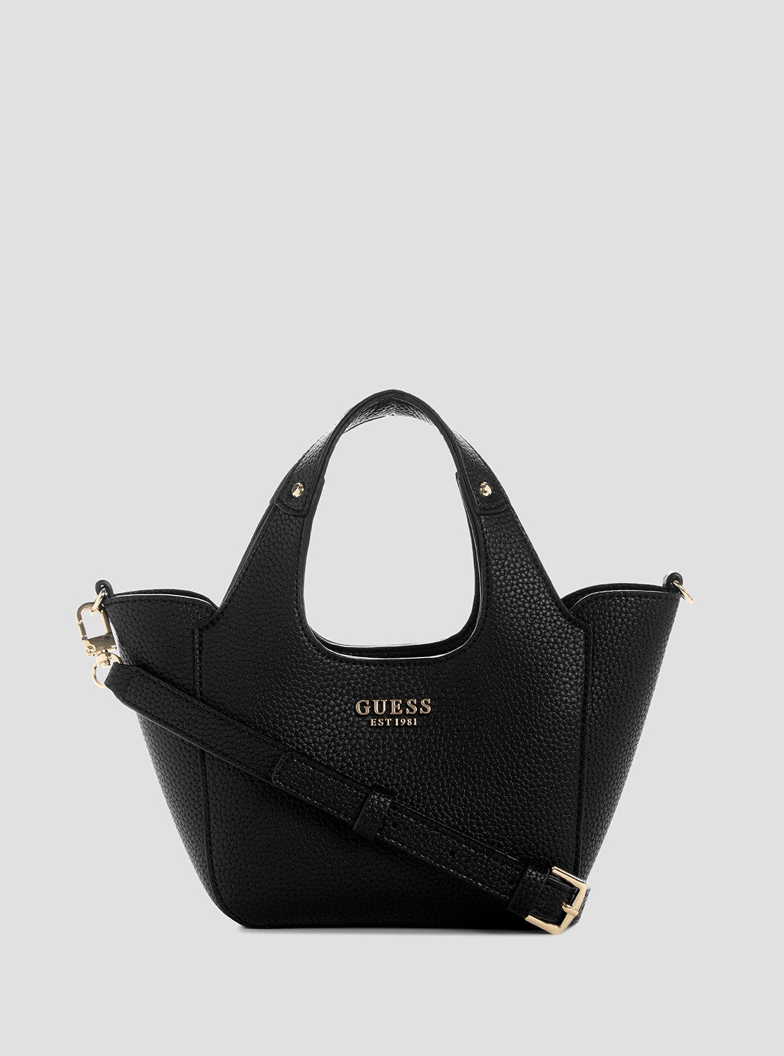 Black Helina Mini Tote Bag