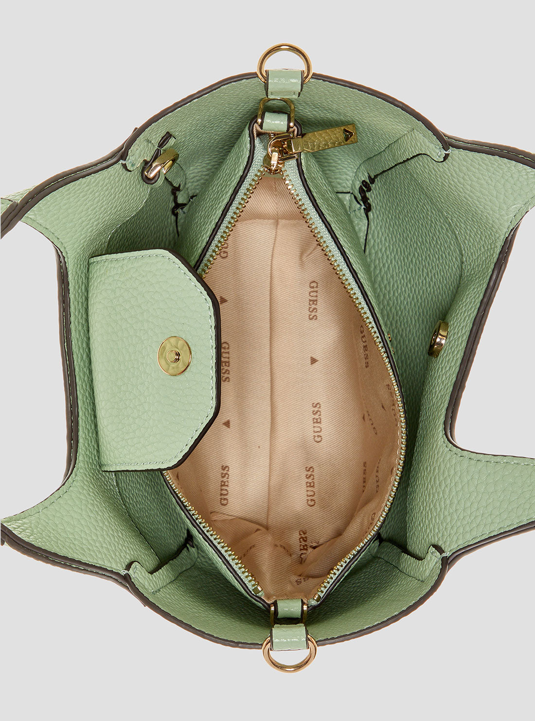 Green Helina Mini Tote Bag