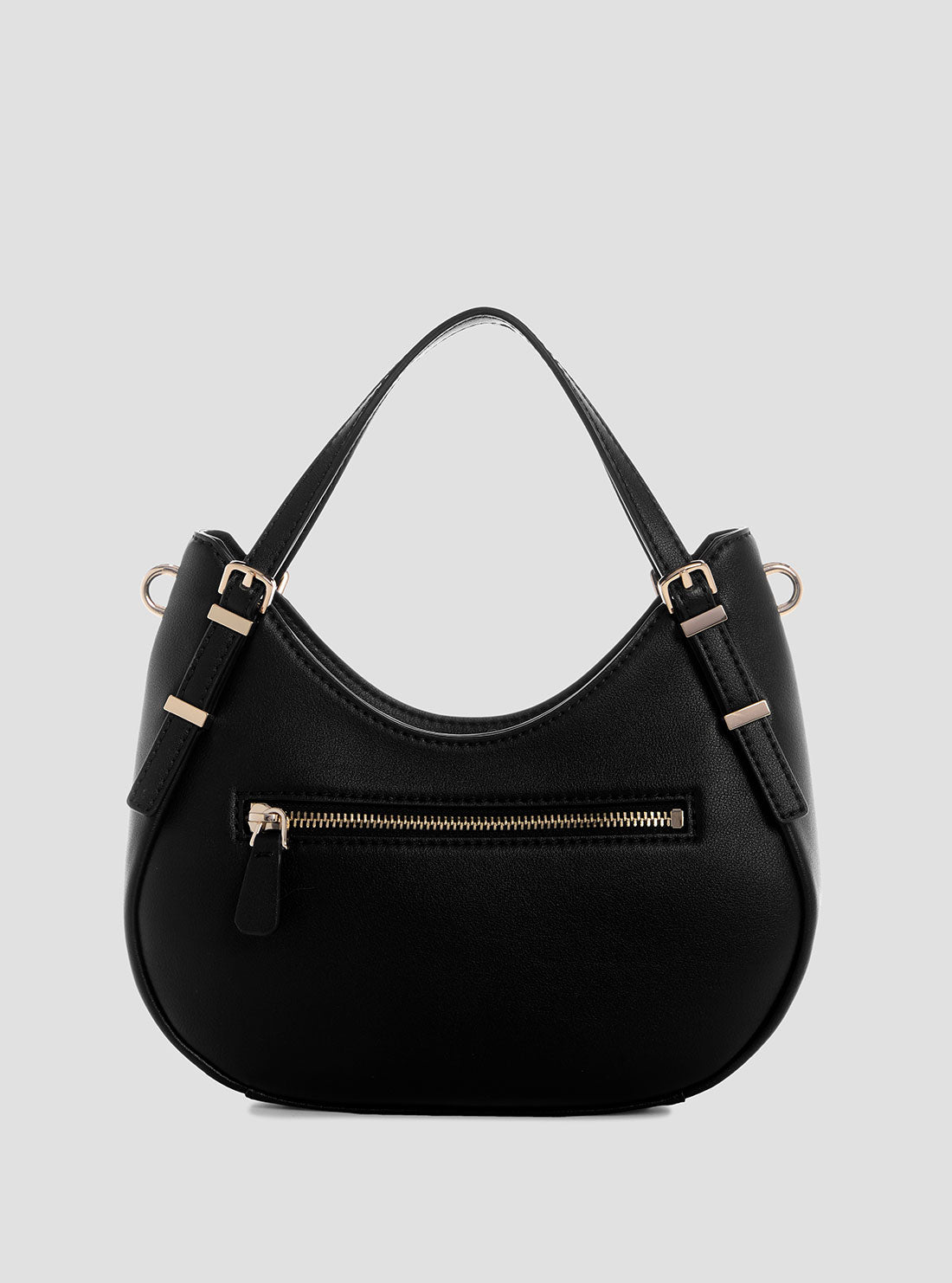 GUESS Womens Black Lefia Small Satchel Bag BG964405 Back View