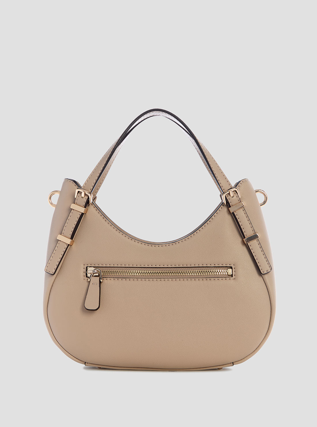 Brown Lefia Small Satchel Bag BG964405 Back View