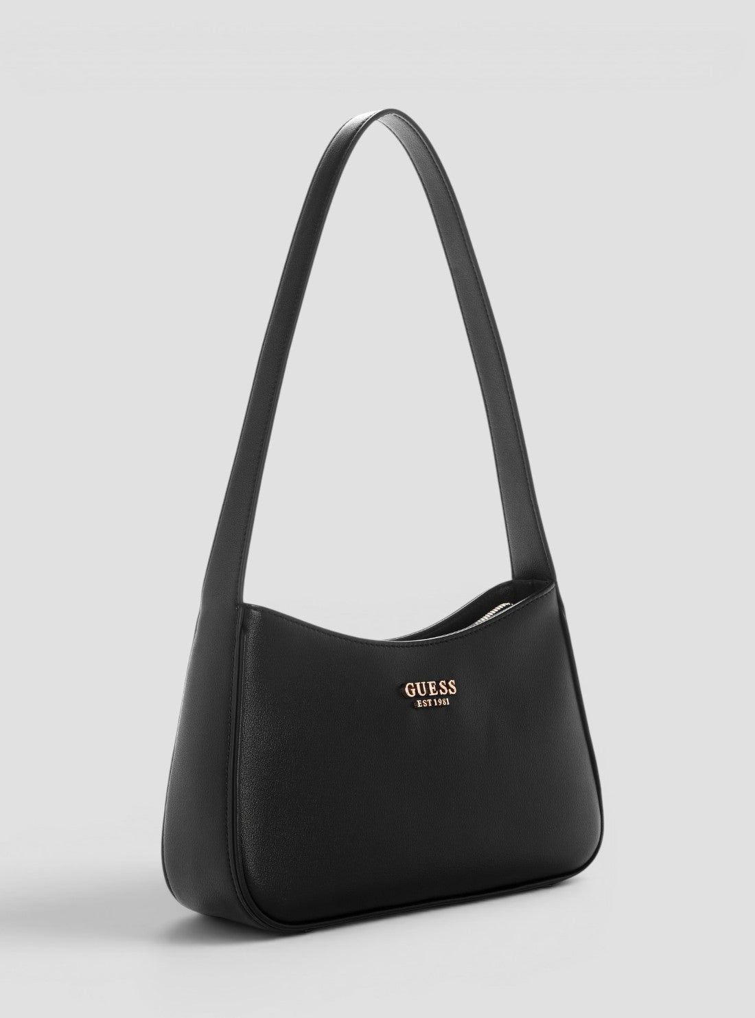 GUESS Womens Black Cerelia Top Zip Shoulder Bag BG964517 Side View