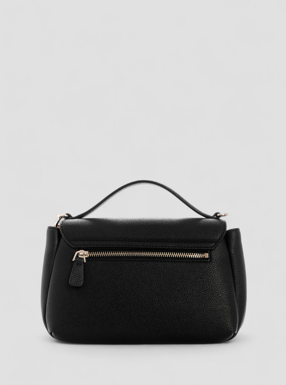 GUESS Womens Black Evie Top Handle Flap Bag BG966420 Back View