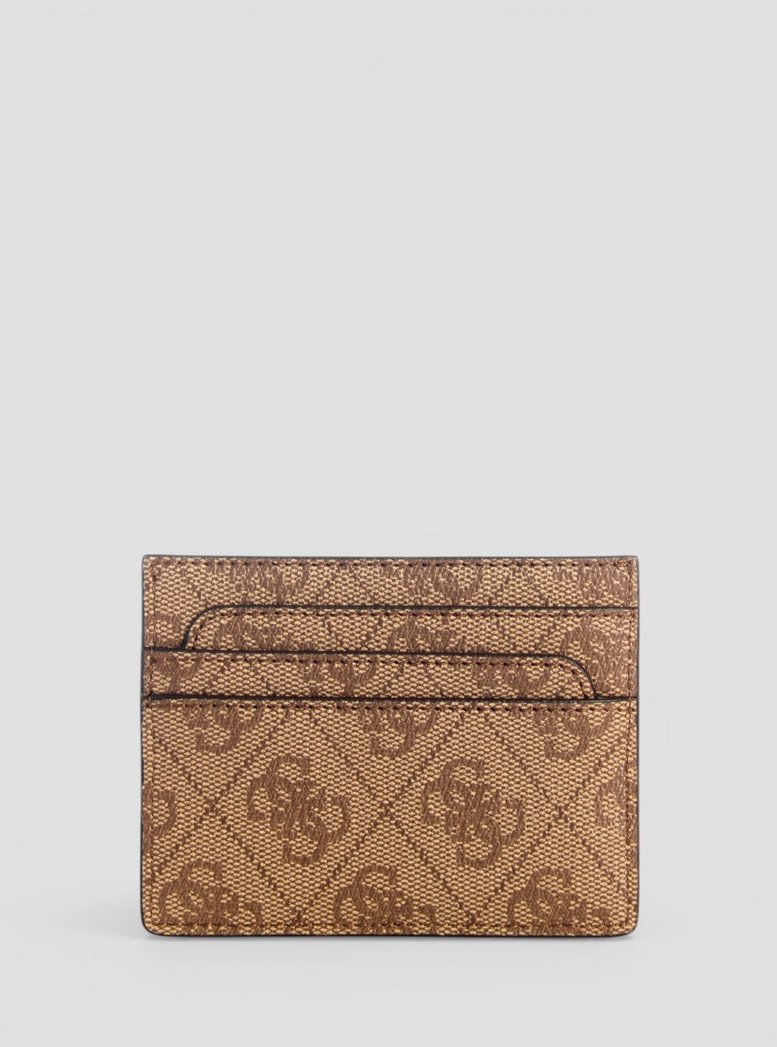 GUESS Womens Brown Logo Noelle II Card Holder BG9672135 Back View