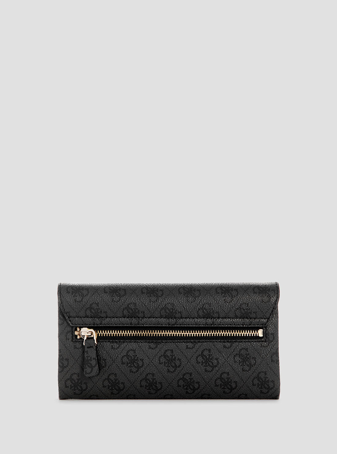 GUESS Womens Black Logo Noelle Crossbody Flap Organiser BG967275  Back View