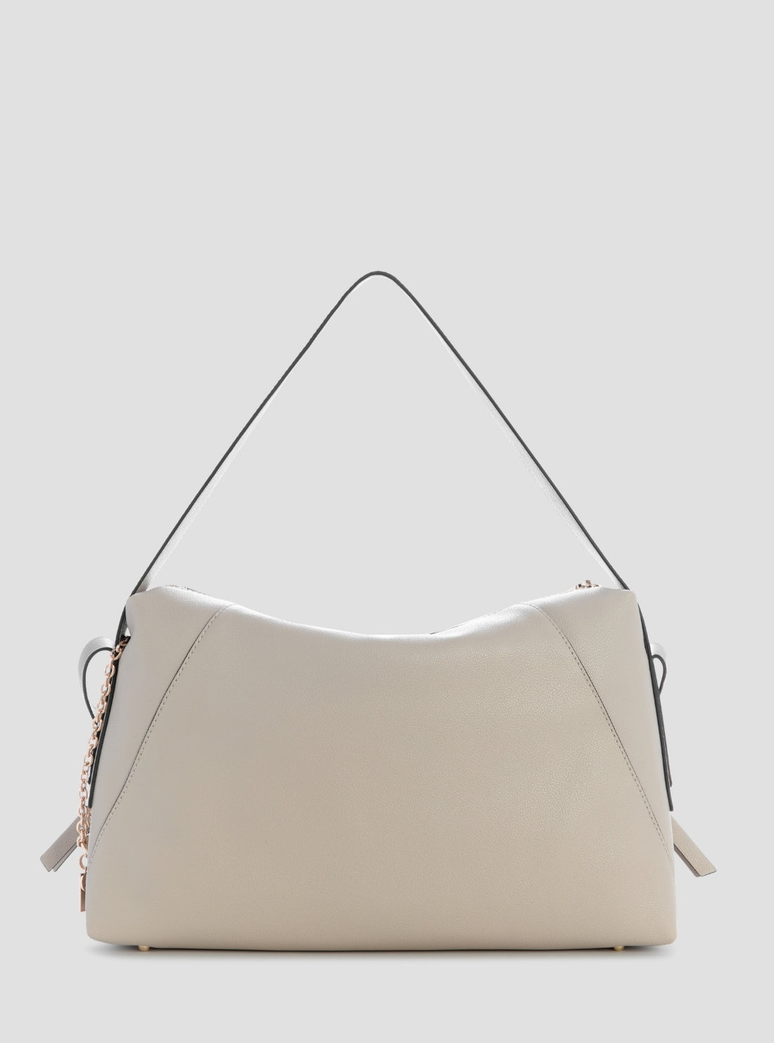 GUESS Womens Light Taupe Devon Large Shoulder Bag BG974518 Back View