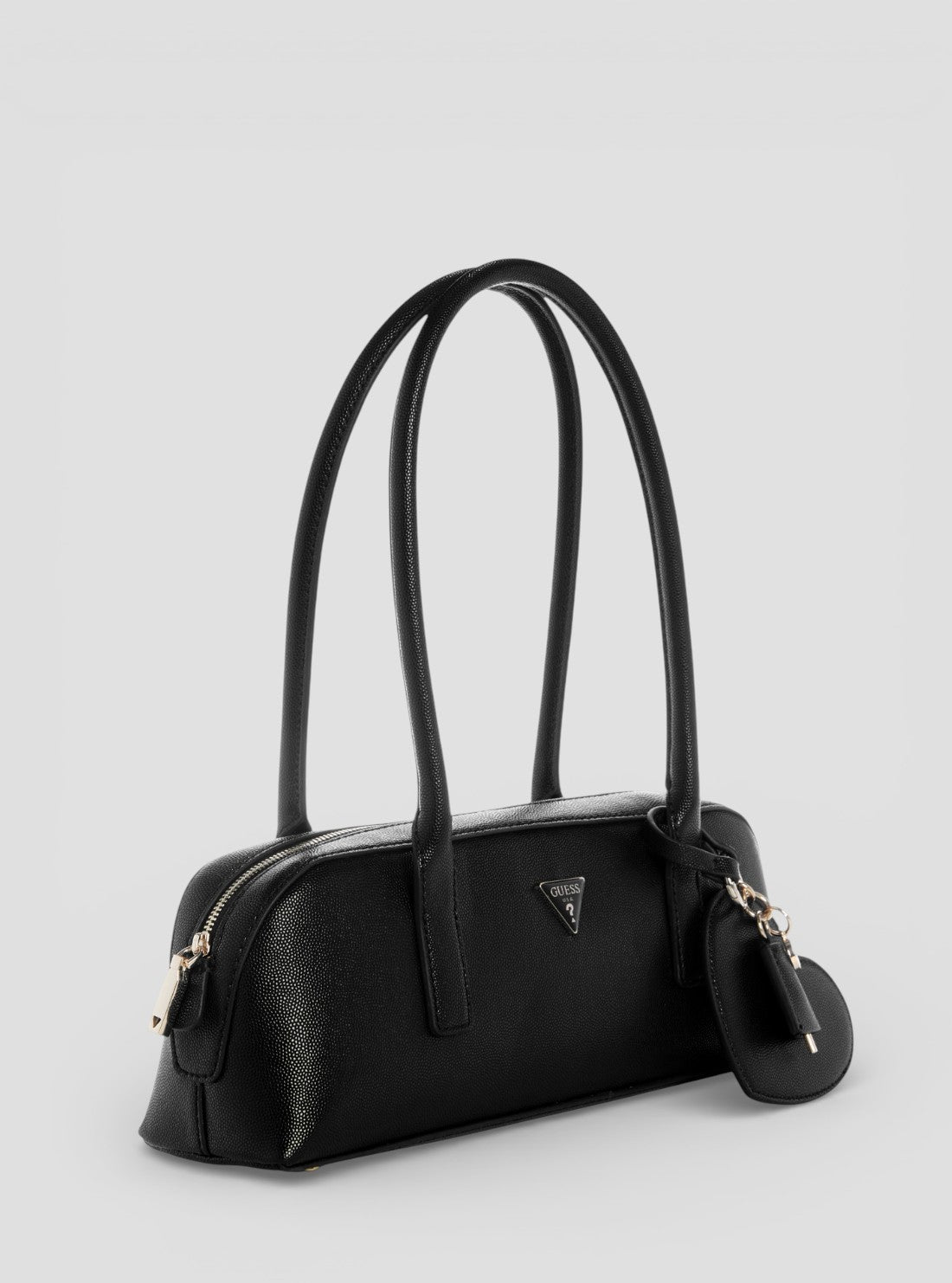 GUESS Womens Black Isobel Small Shoulder Satchel Bag BG993208 Side View