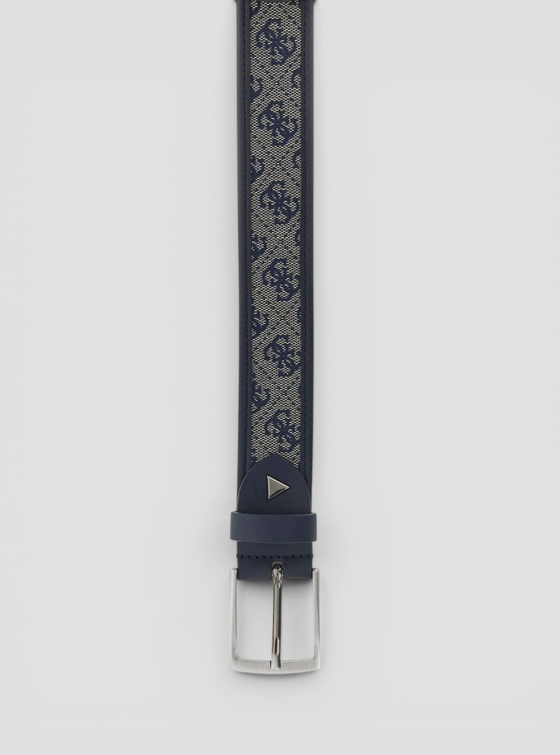 GUESS Accessories Sand Blue Logo Boston Adjustable Belt BM7859P6135 Detail View