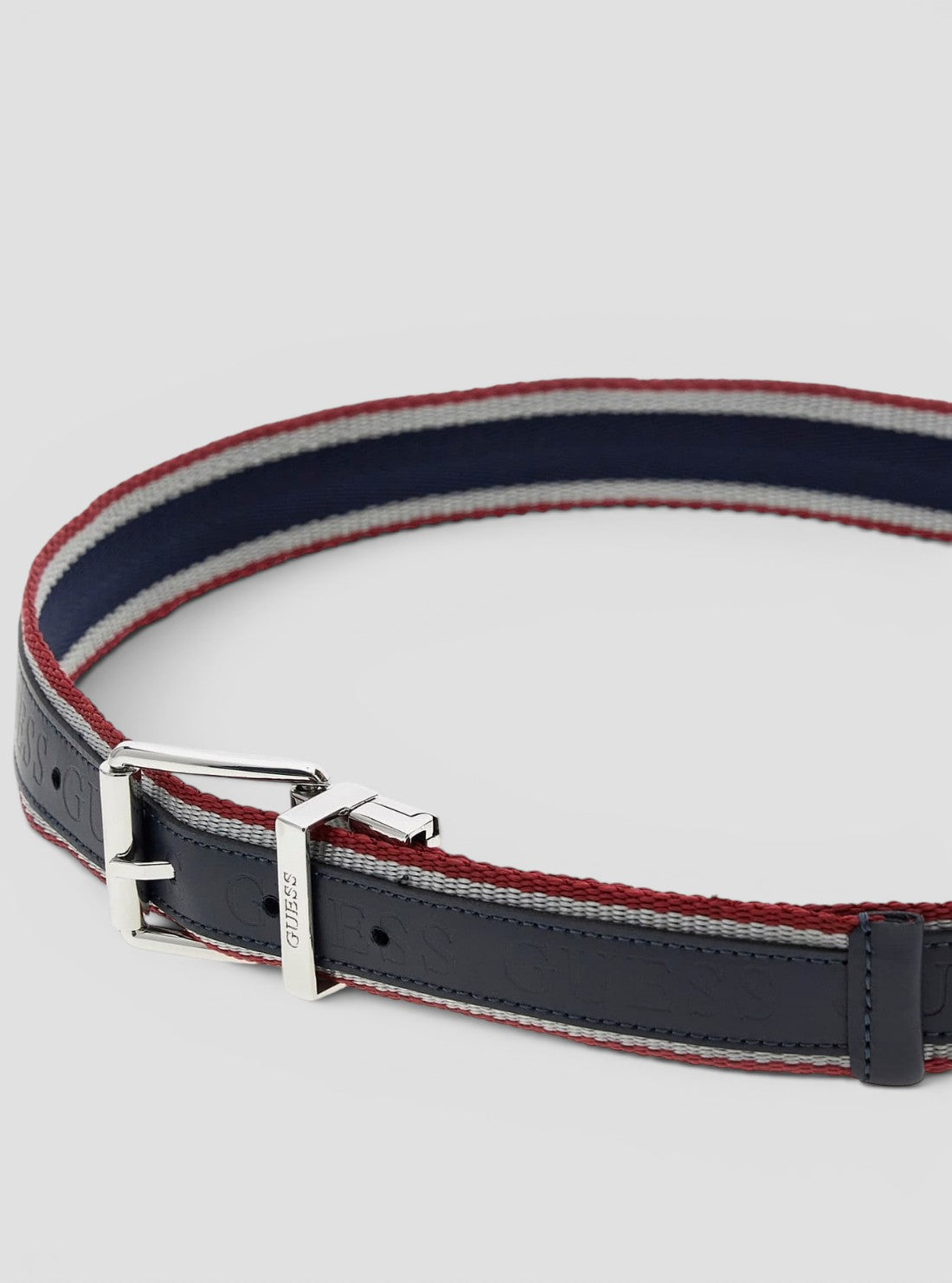 GUESS Footwear Sand Blue Reversible Belt BM7881P6235 Detail View