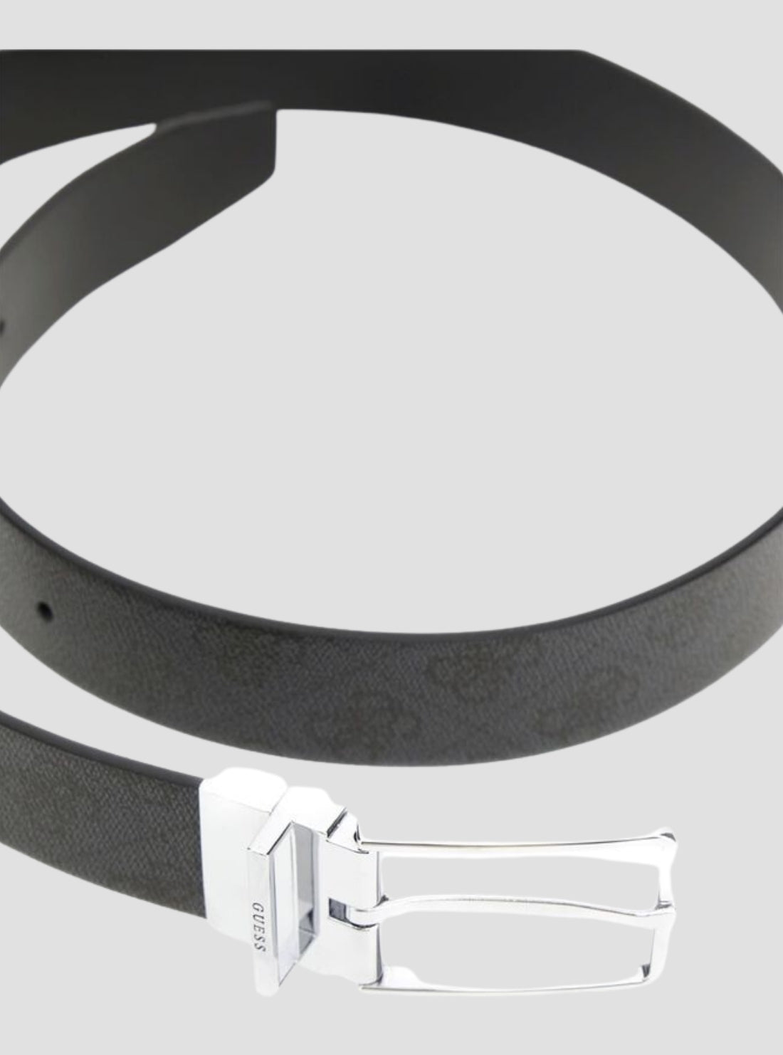 GUESS Accessories Black Logo Nuremberg Adjustable Belt BMNULOP5135 Detail View_4