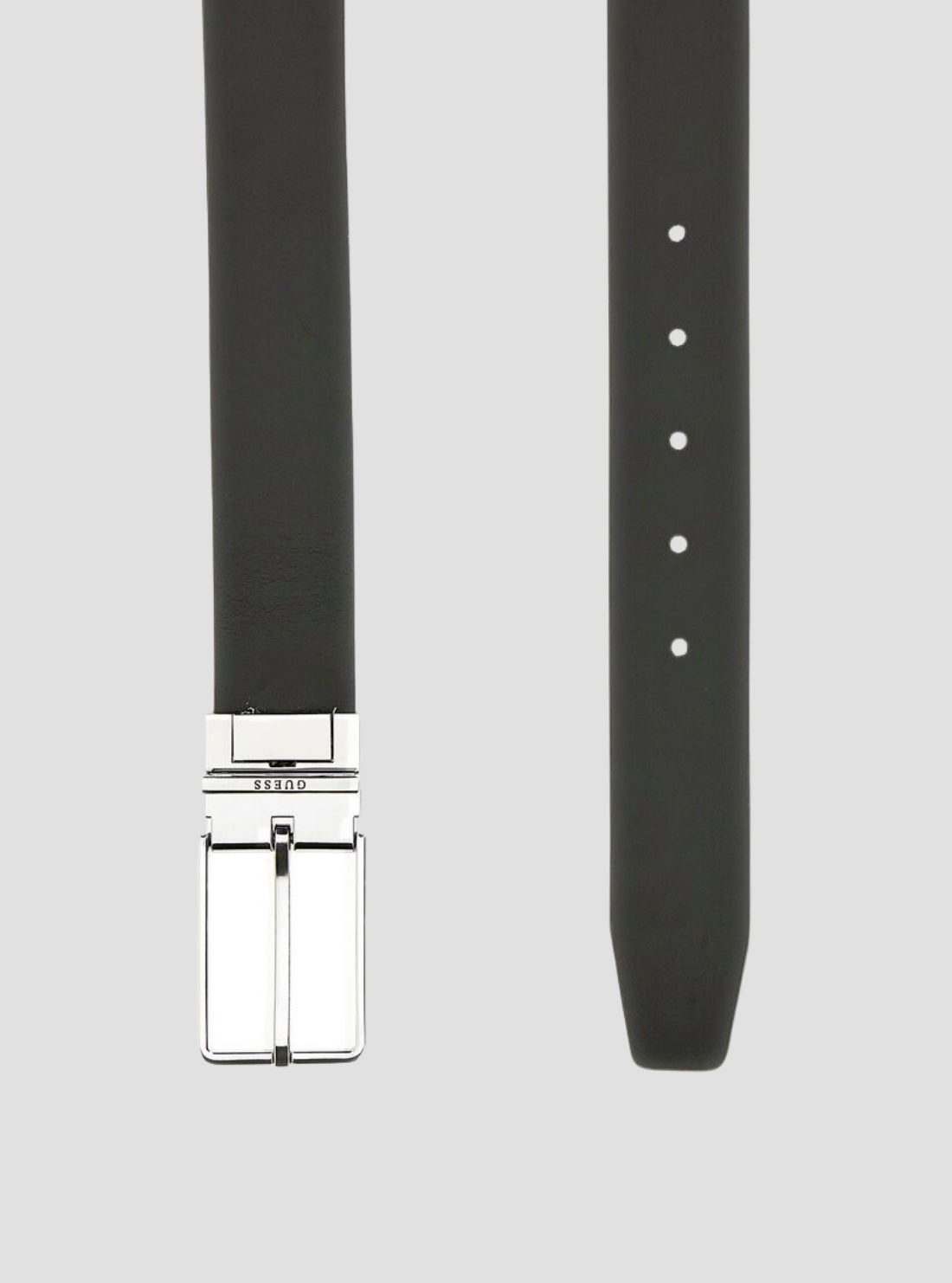 GUESS Accessories Black Logo Nuremberg Adjustable Belt BMNULOP5135 Detail View_2