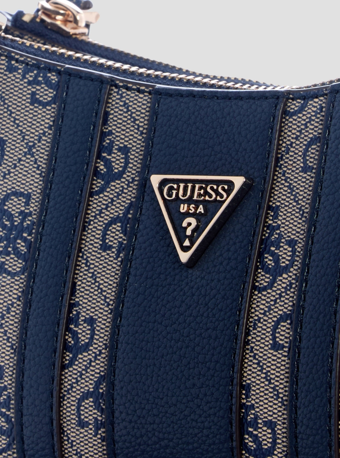 GUESS Womens Blue Logo Noelle II Shoulder Crossbody Bag BS967273 Detail View