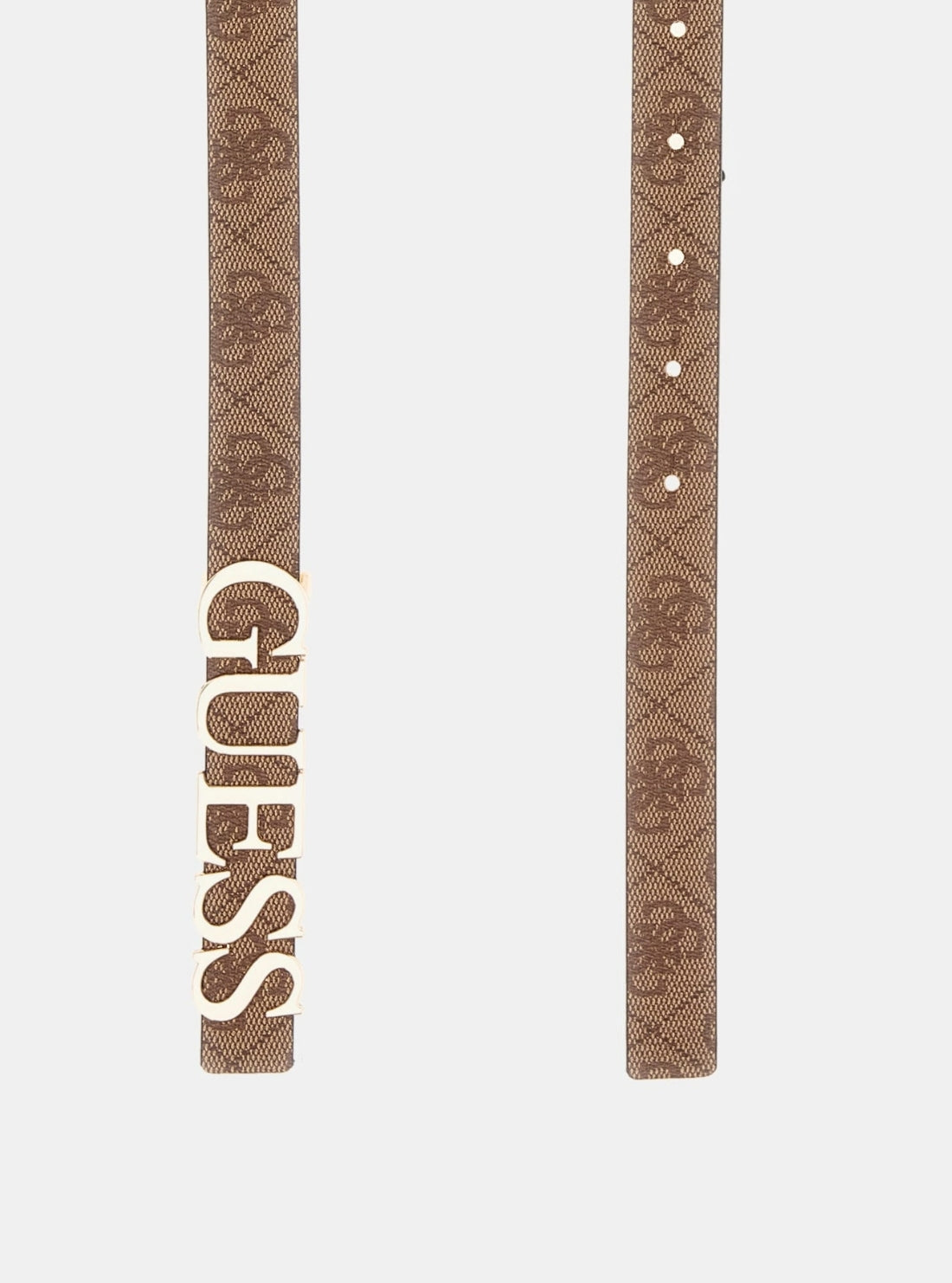 GUESS Womens Brown Logo Erica Belt BW9204P5120 Detail View