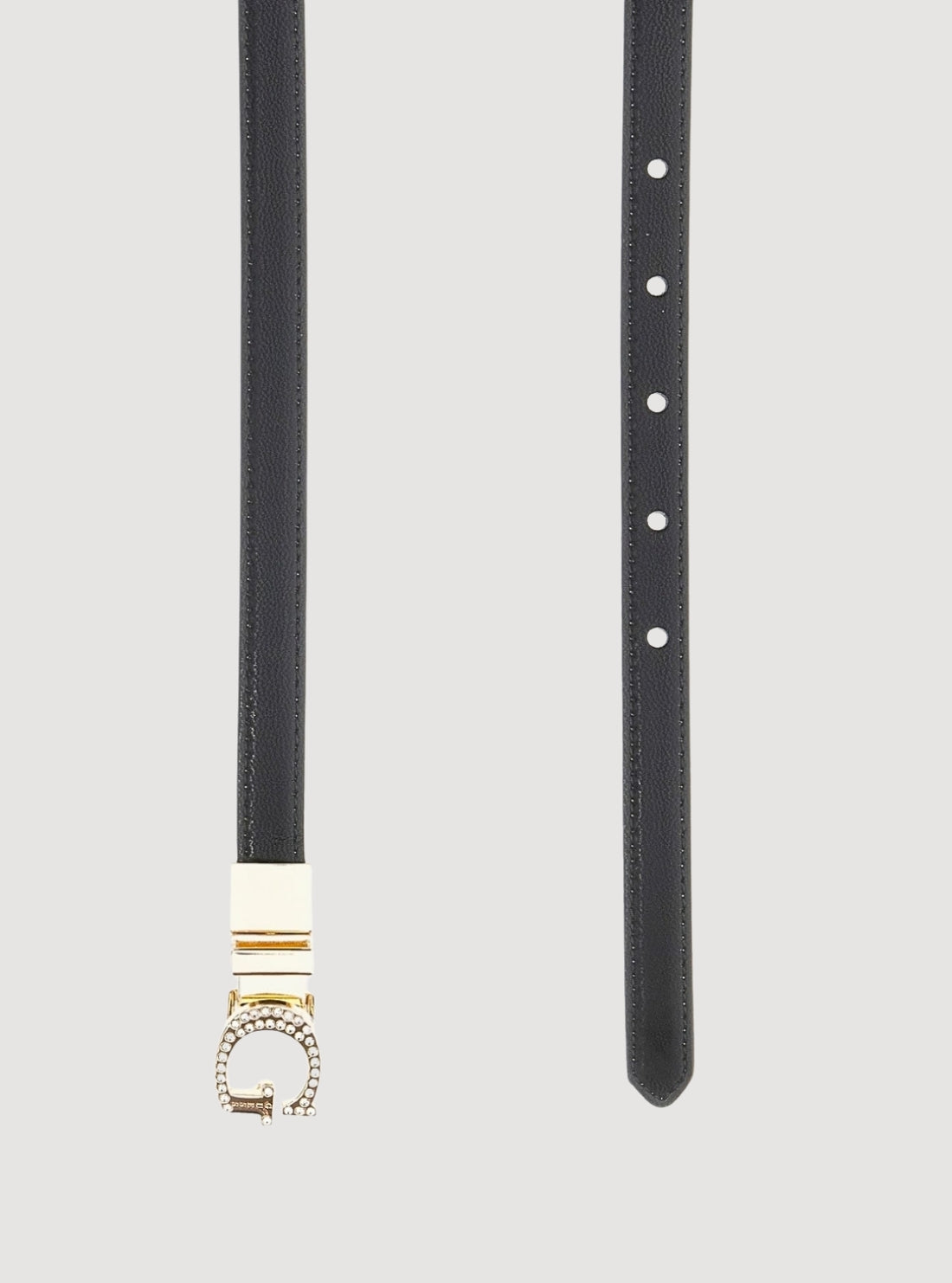 GUESS Accessories Black Everlee Adjustable Reversible Belt BW9242P5315 Front View2