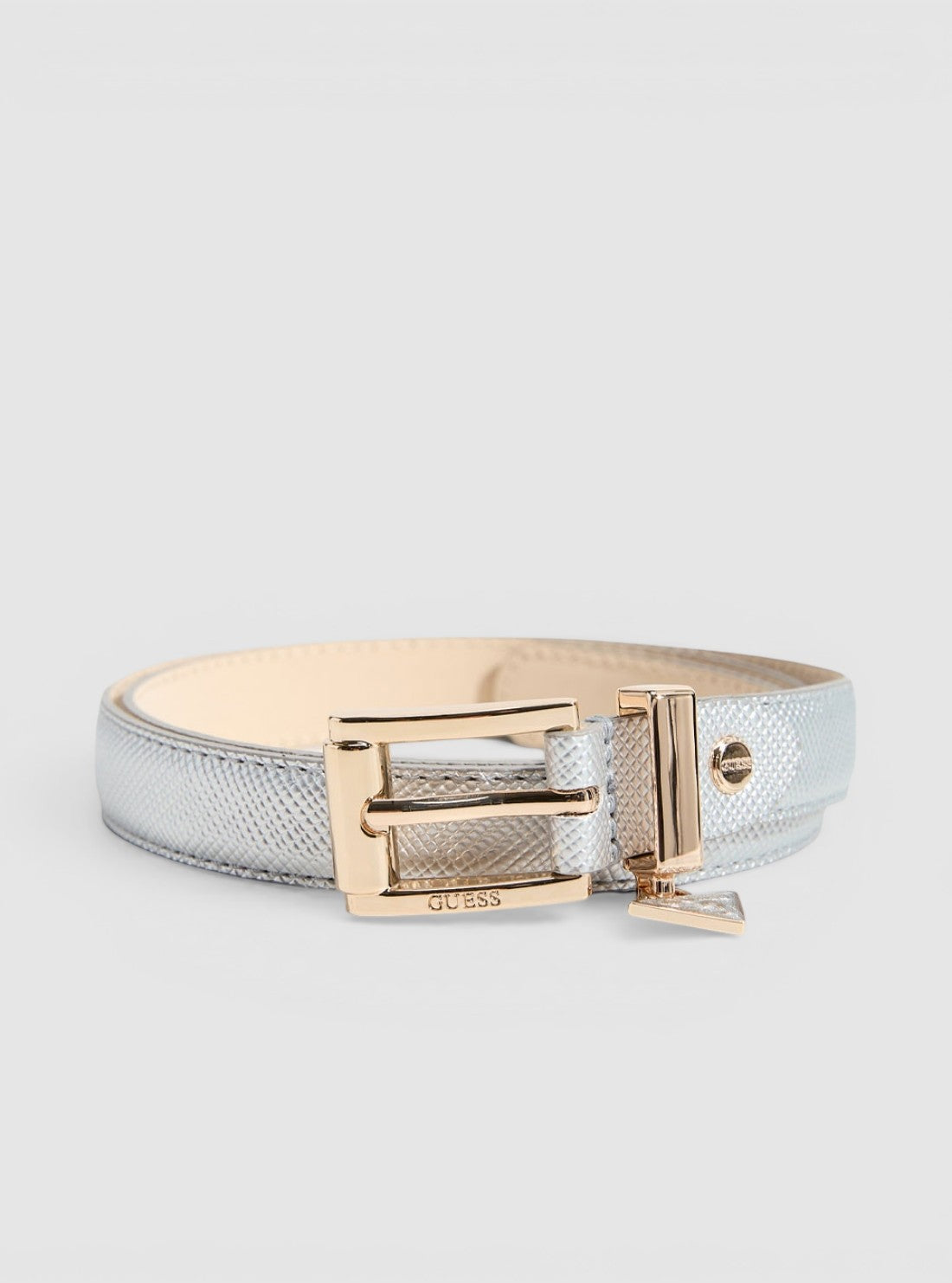 GUESS Accessories Off-White Rosalba Adjustable Belt BW9256P5325 Detail View