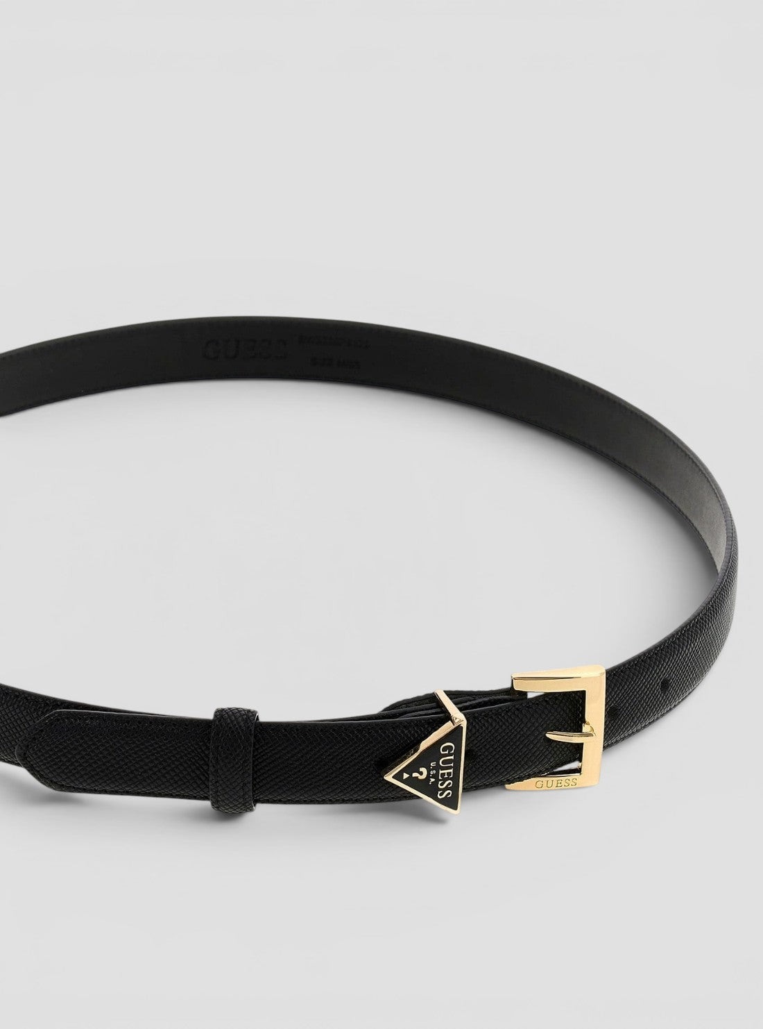 GUESS Accessories Black Noelle II Adjustable Belt BW9320P6125 Detaill View
