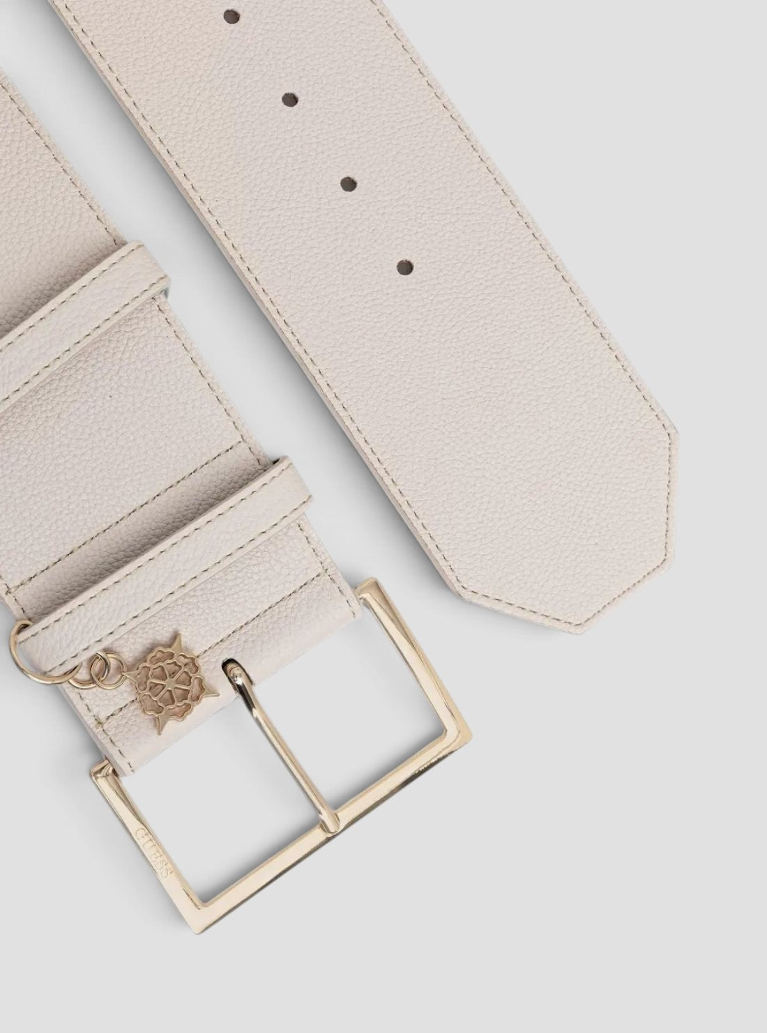 GUESS Accessories White Danya Waist Belt BW9350P6270 Detail View2
