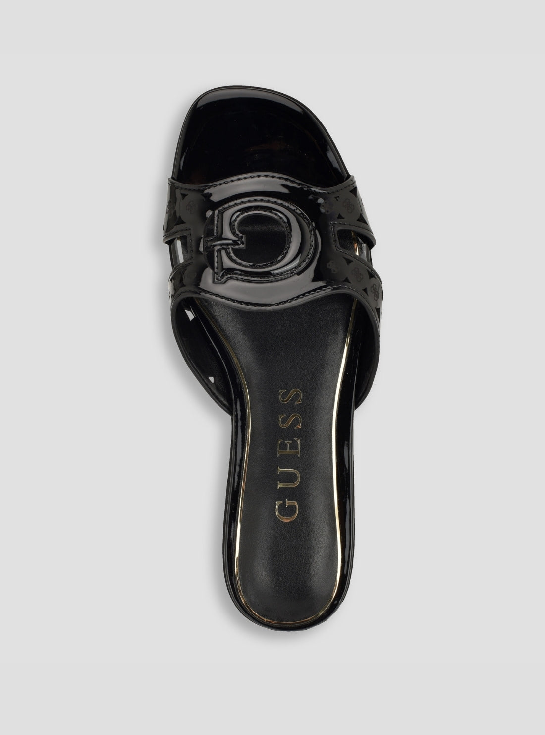 GUESS Footwear Black Ciesta Sandals CIESTA Top View