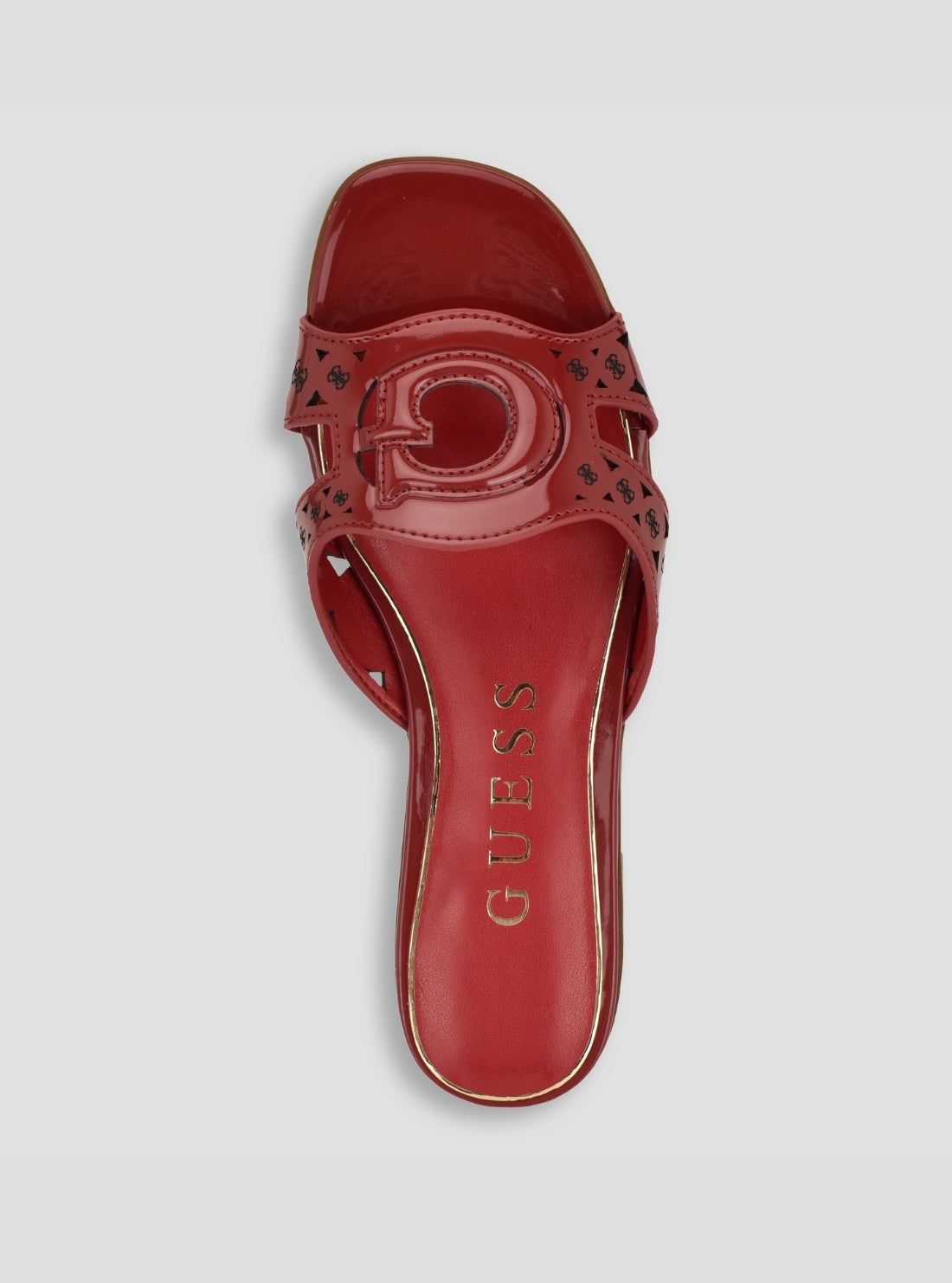 GUESS Footwear Red Ciesta Sandals CIESTA Top View