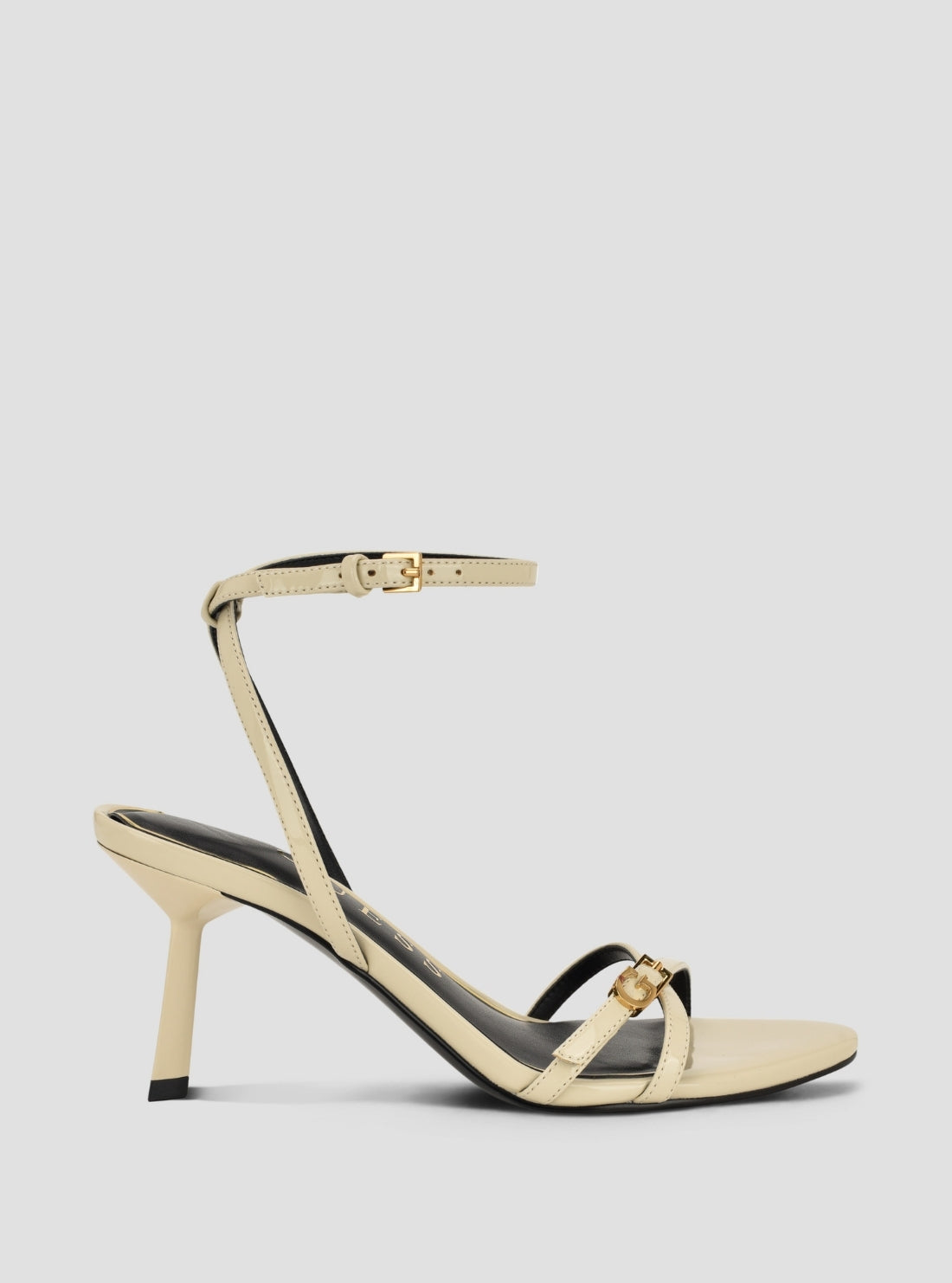 GUESS Footwear Beige Connee Heeled Sandals CONNEE Side View_2