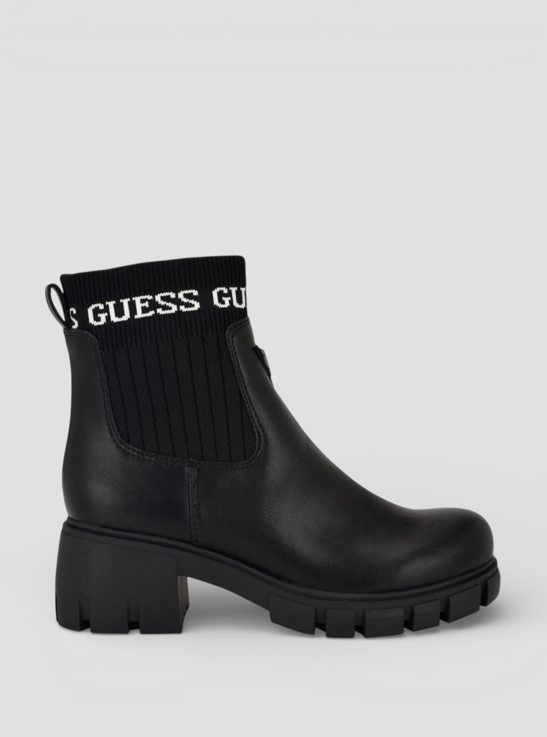 GUESS Footwear Black Davion Ankle Boots DAVION Side View_2
