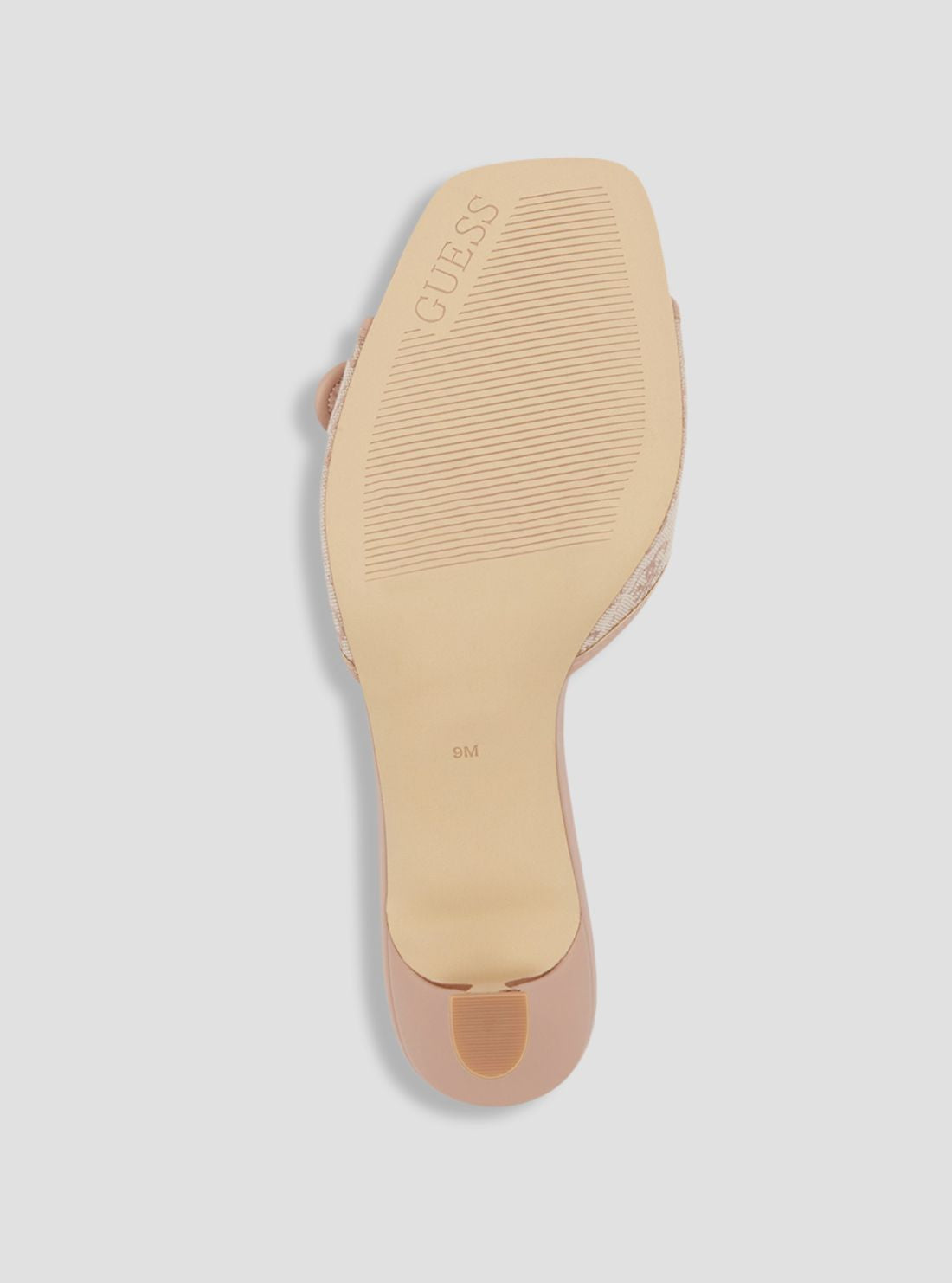 GUESS Footwear Beige Dista Kitten Heels DISTA2 Bottom View