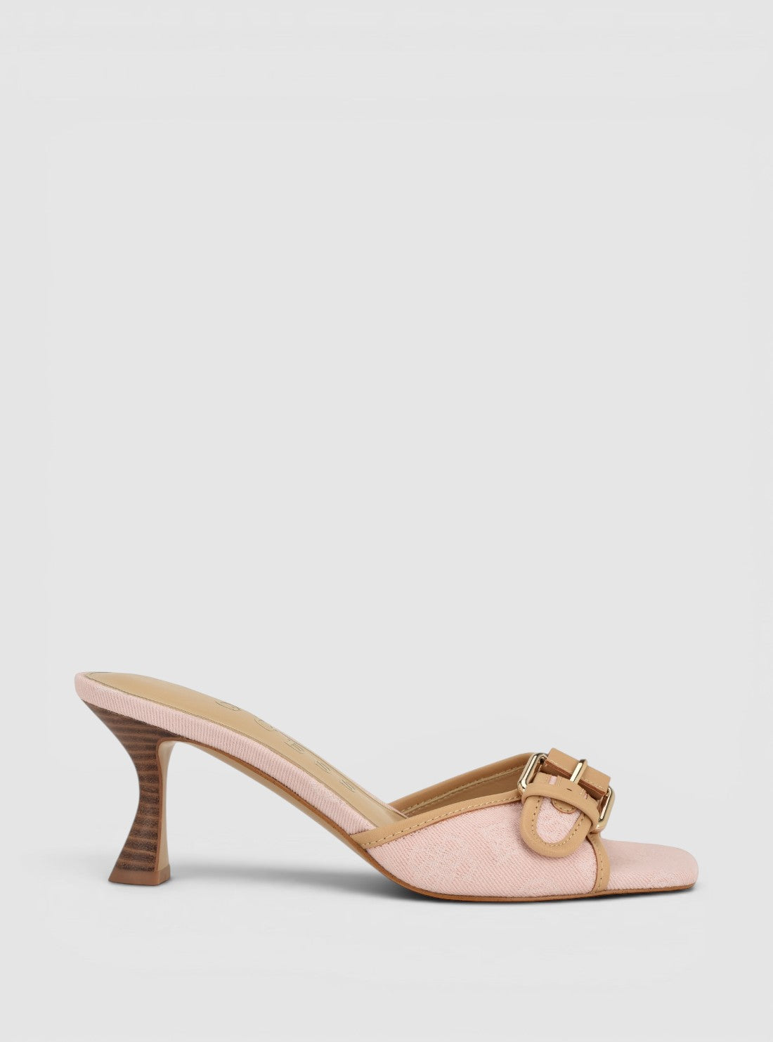 GUESS Footwear Light Pink Logo Dista Heels DISTA2 Side View2