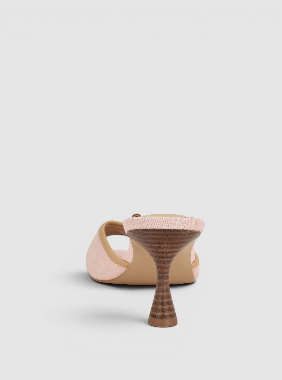 GUESS Footwear Light Pink Logo Dista Heels DISTA2 Back View
