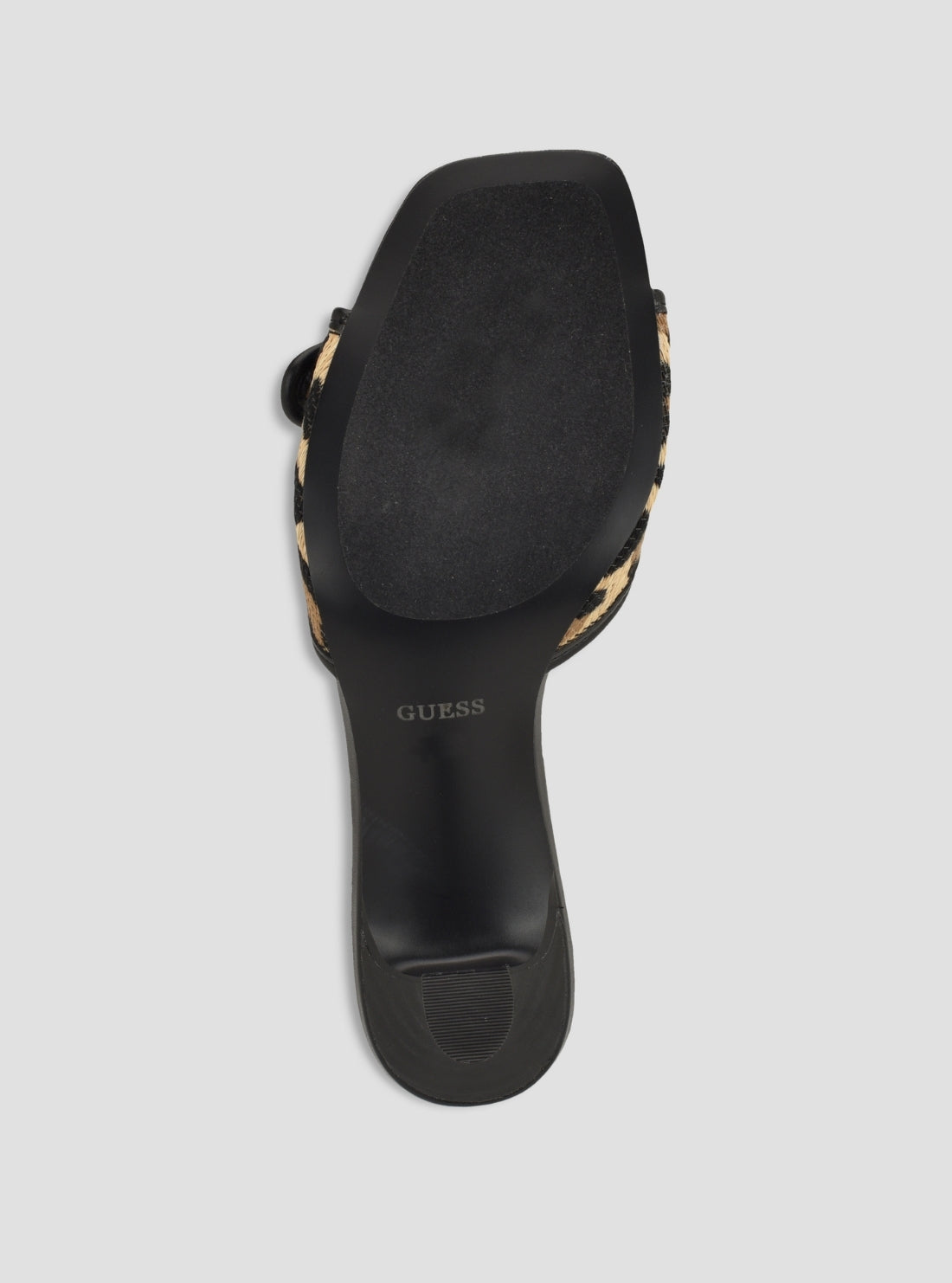 GUESS Footwear Medium Brown Dista2 Heeled Sandals DISTA2 Bottom View