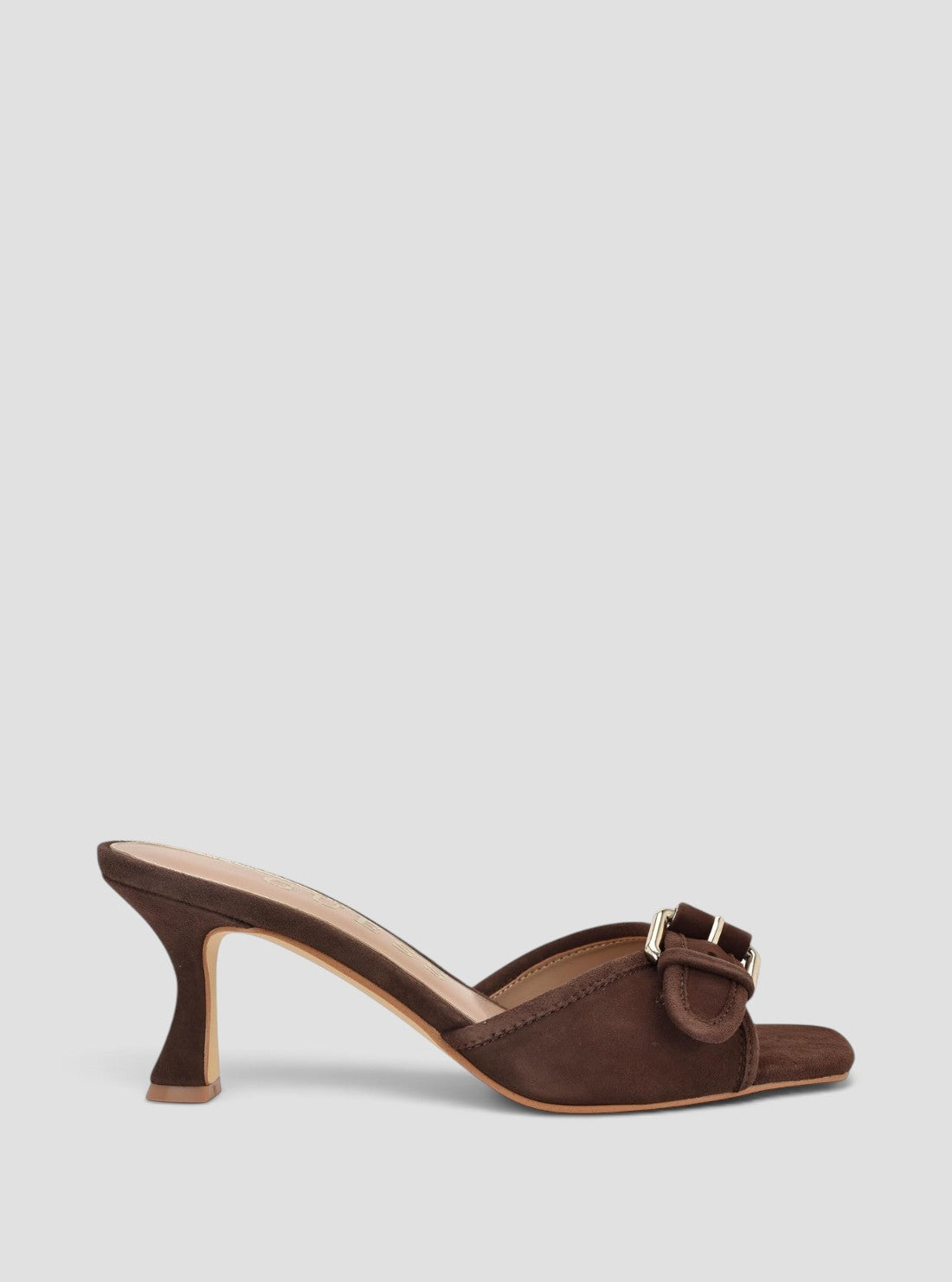 GUESS Footwear Dark Brown Dista Kitten Heels DISTA6 Side View2