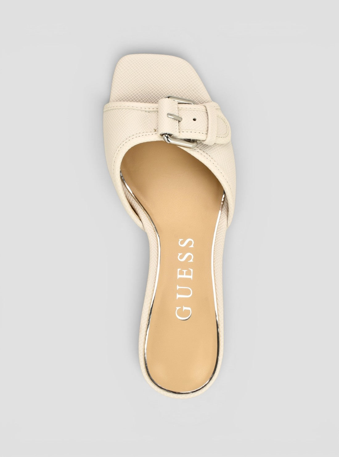GUESS Footwear Ivory Dista Kitten Heels DISTA7 Top View
