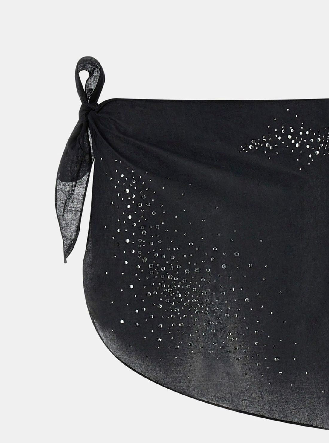 GUESS Womens Black Ivy Mini Pareo E6GZ15WO080 Detail View