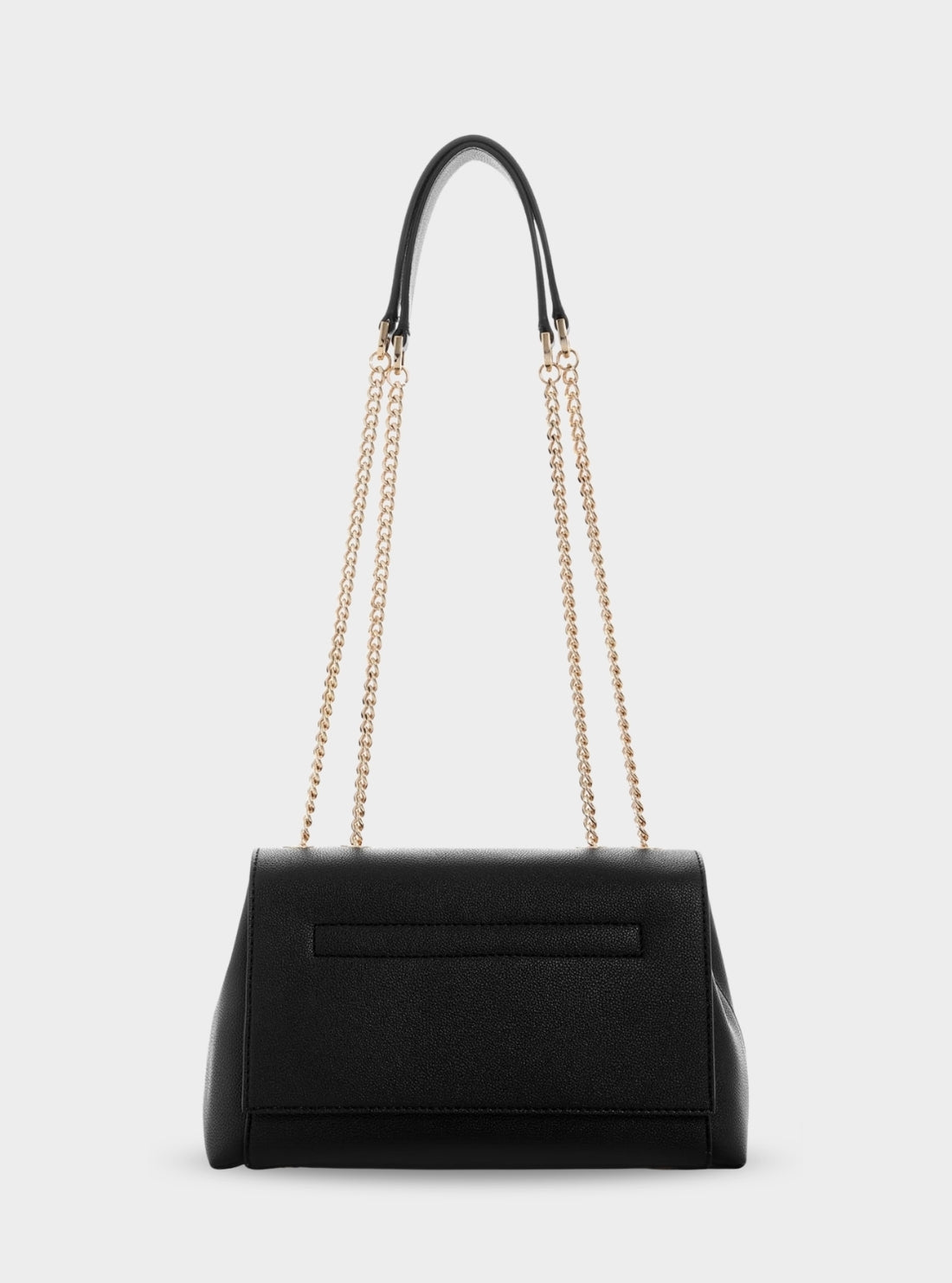 GUESS Womens Eco Black Ali Convertible Crossbody Flap EBG951121 Back View