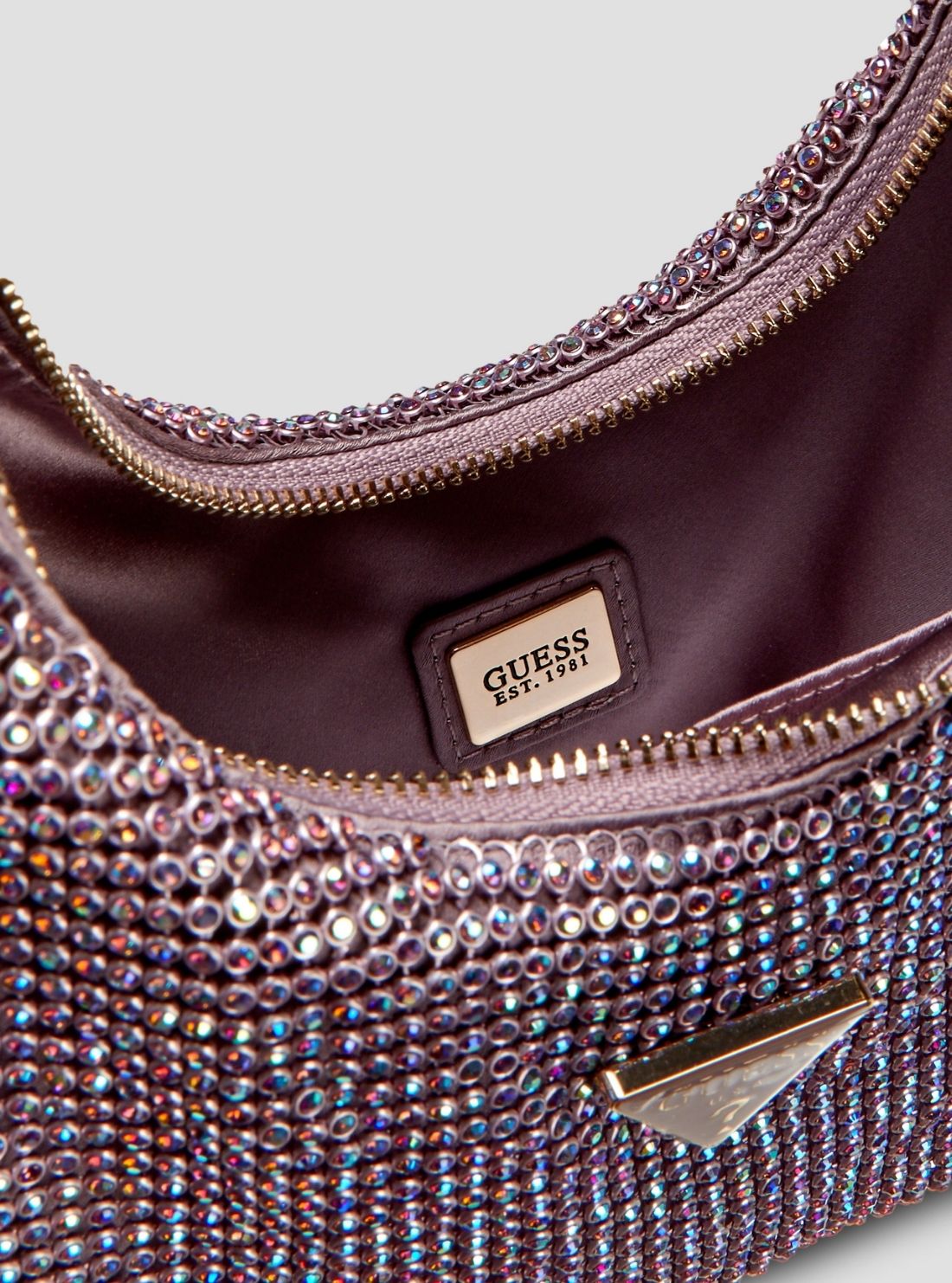 GUESS Womens Amethyst Jewels Wristlet Shoulder Bag EG224872 Detail View2