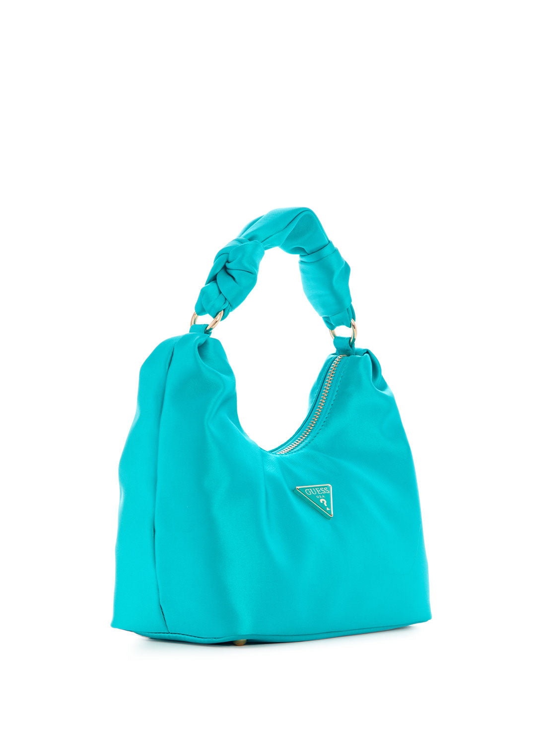 Green Velina Hobo Bag | GUESS Women's Handbags | side view