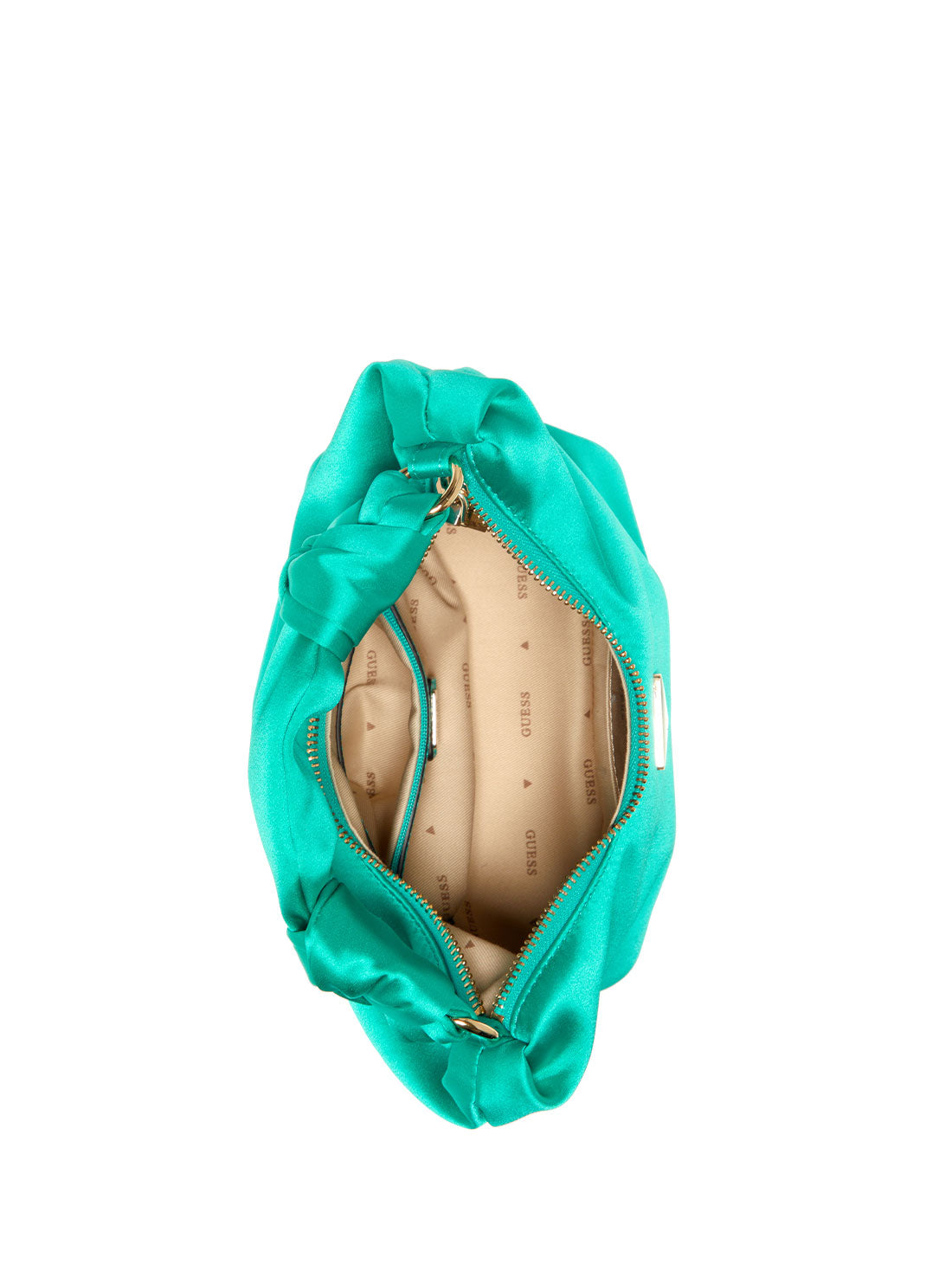 Green Velina Hobo Bag | GUESS Women's Handbags | inside view