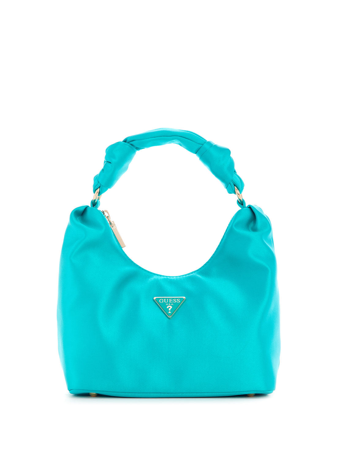 Green Velina Hobo Bag | GUESS Women's handbags | front view