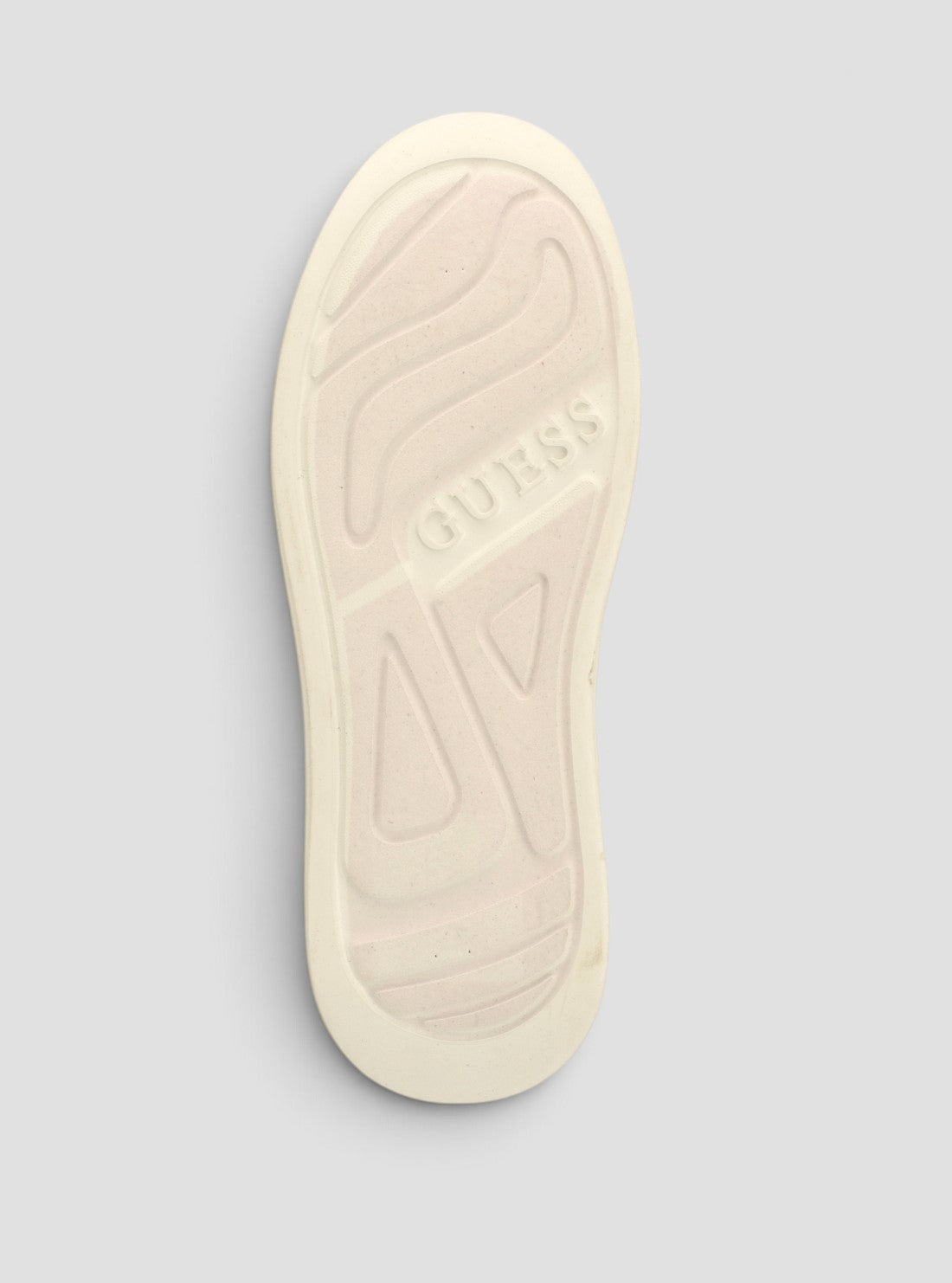 GUESS Womens White Eliva Sneakers ELIVA Bottom View