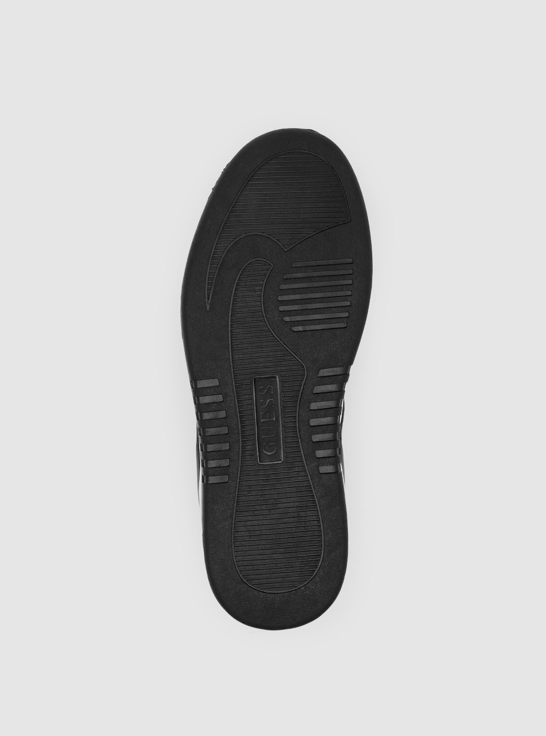 GUESS Womens Footwear Black White Ellies Sneakers ELLIES Bottom View