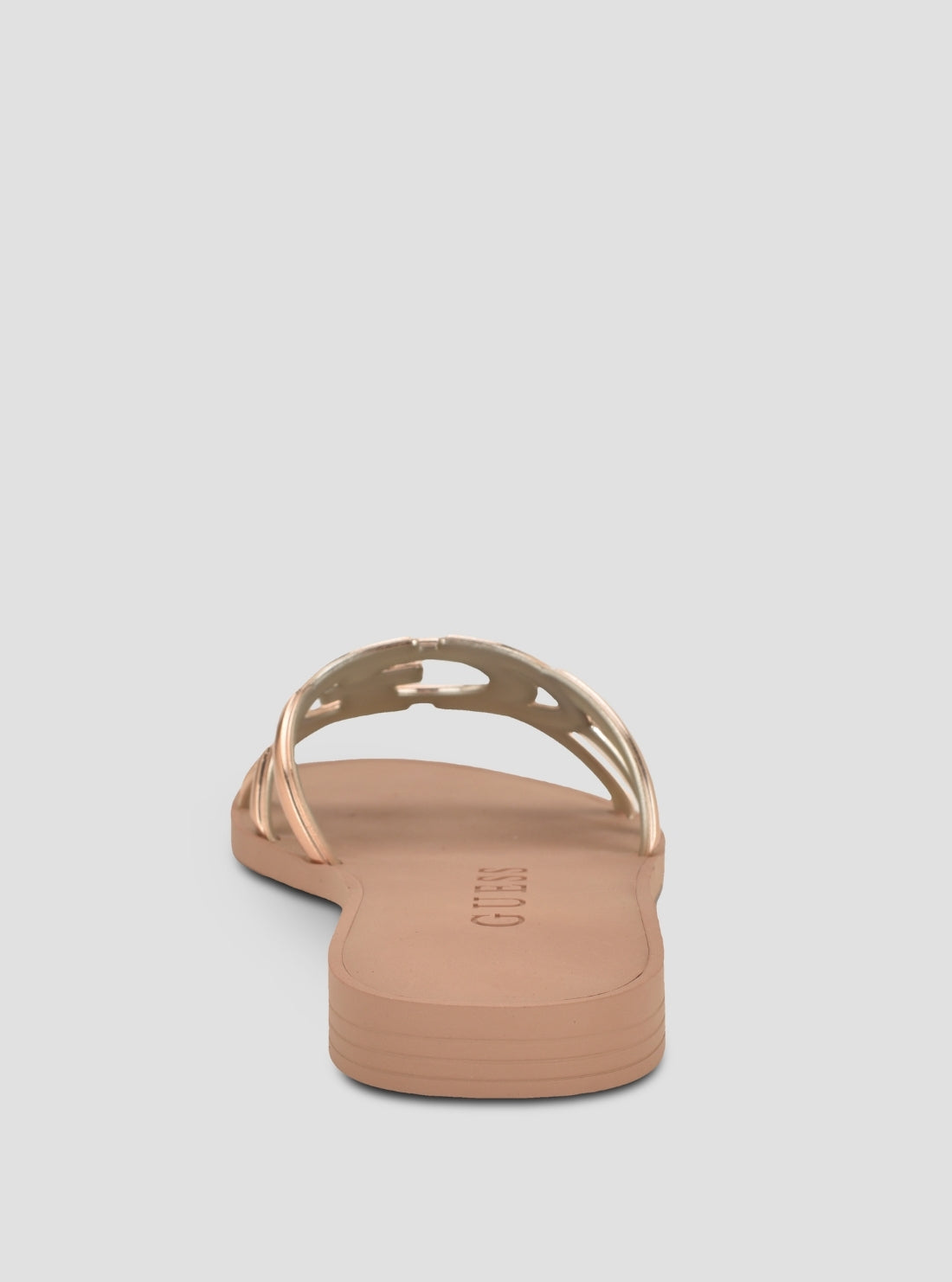GUESS Footwear Gold Elyho Sandals ELYHO back View